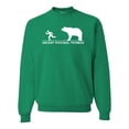 thumbnail image 2 of Wild Bobby Ancient Personal Trainers Funny Bear Chase Unisex Crewneck Sweatshirt, 2 of 6