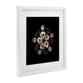 thumbnail image 2 of Stupell Industries Coastal Nautical Oysters Mandala White Framed Print Under Glass, 16 x 16, by Beth Adoette, 2 of 8