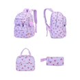 thumbnail image 5 of Fgnfyis School Backpack with Lunch and Pencil Three Piece Bundle Kids Backpack for School Purple, 5 of 6