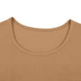 thumbnail image 4 of Women’s Waffle Knit Long Sleeve Shirts, Crew Neck Pullover Sweater Tops, Casual Loose Fit Lightweight Knit Tops for Fall Winter Spring, 4 of 5