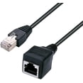 thumbnail image 2 of Ethernet Extension Cable Network Cable Rj45 Extension Cable 1ft/30cm 2 Pieces, 2 of 5