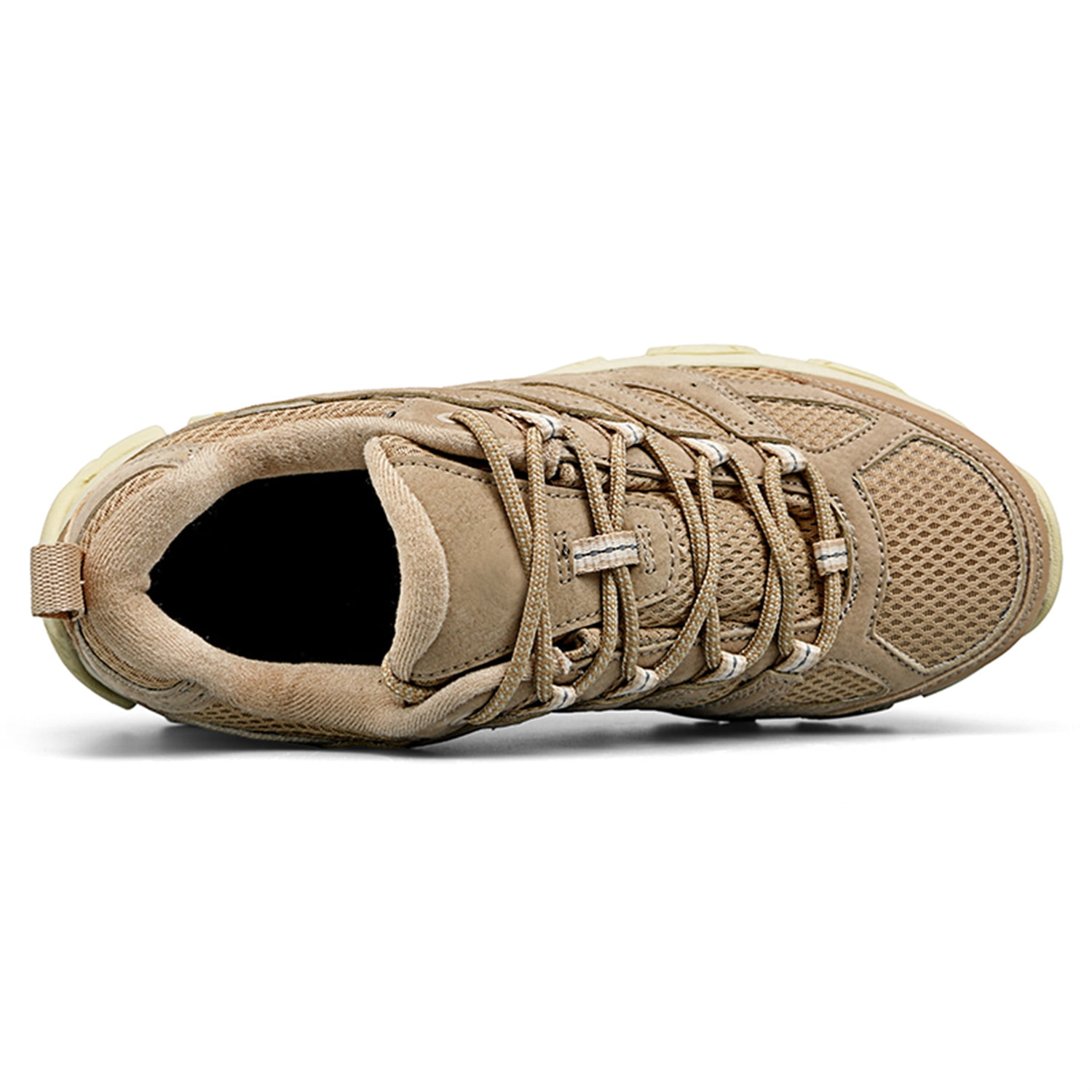YOURDIARY Mens Gym Shoes Thick Sole Lace-Up Hiking Shoes Sports Running Sneakers