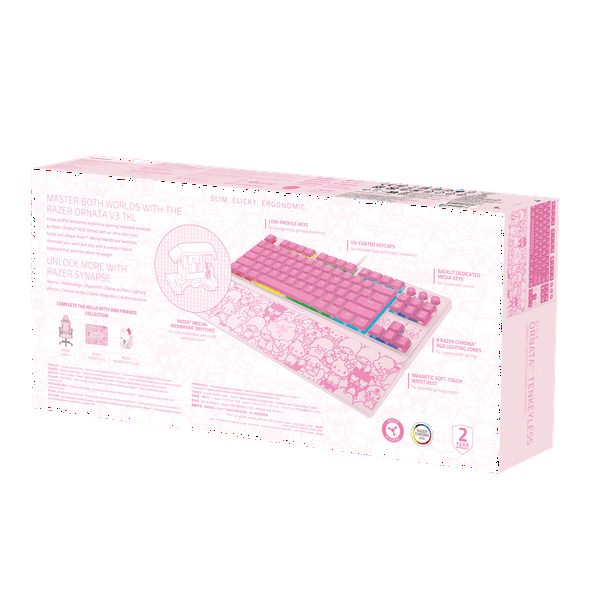 Free Shipping! Razer Ornata V3 TKL Low-profile Mecha-Membrane USB