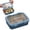 K-9.02x6.65x2.52 Inch, variant on Bright Orange Round Single Layer Lunch Container, Stainless Steel Lunch Box, Insulated Food Jars, Portable Insulated Food Container, Reusable Thermal Lunch Box, Leakproof Sealed Bowl 1Pcs