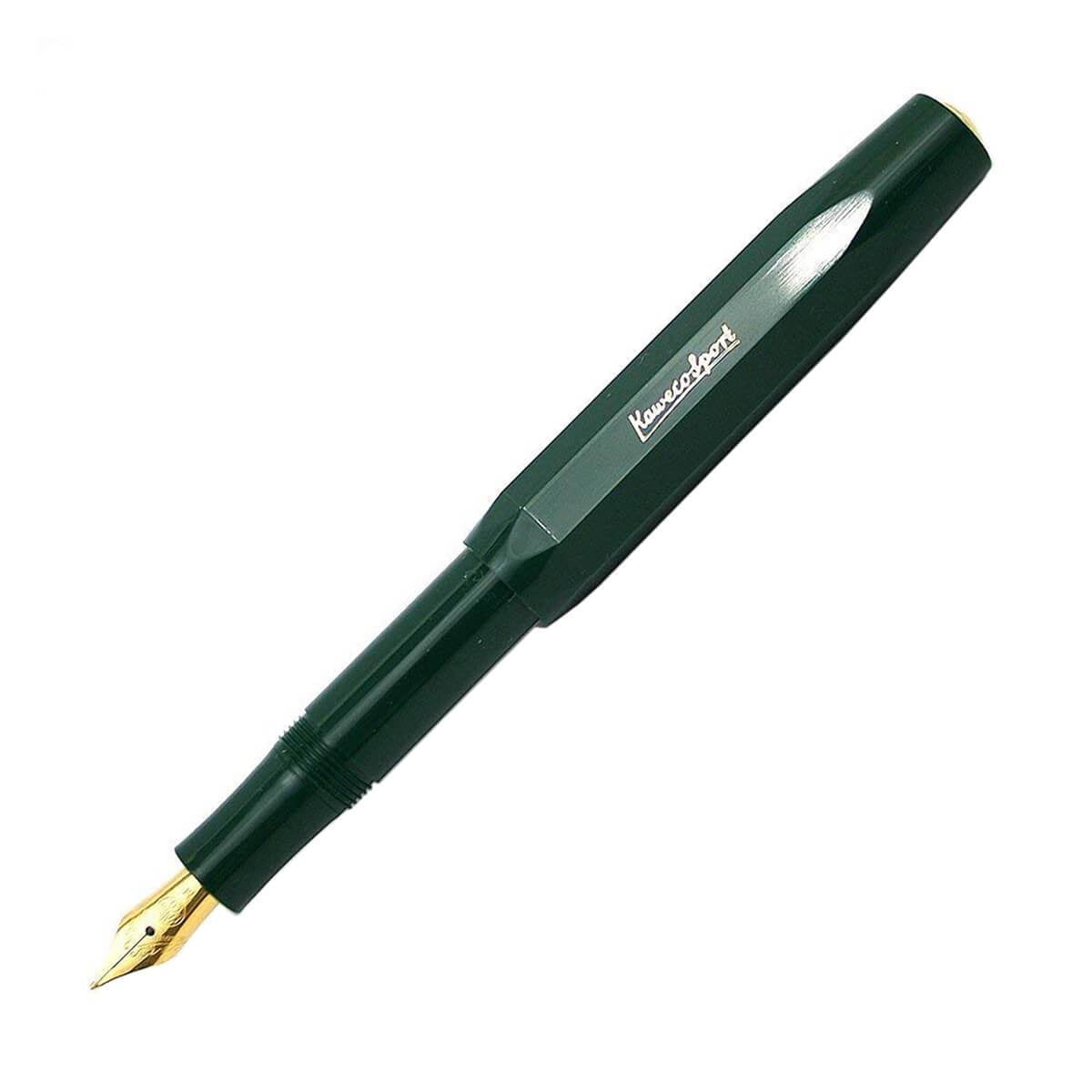 Kaweco 10000487 Classic Sport Fountain Pen, Green, Extra Fine