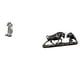 thumbnail image 1 of Figura de escritorio,Estatua de caballero,estatuilla,escultura,artesanía,decoración de escritorio,Estatua de escritorio,Figura decorativa de pelea de toros y osos,Colecciones de esculturas de, 1 of 8
