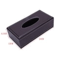 thumbnail image 3 of 3X Portable Leather Rectangular Tissue Cover Box Holders Case Pumping Paper Hotel Home Car Gift Brown, 3 of 7