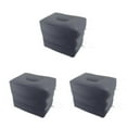 thumbnail image 2 of tamizeot Inflatable Foot Rest 3 Layers Foot Stool Foot Rest Pillow for Travelling Deep Gray 40 x 30 x 43cm 3Set, 2 of 6