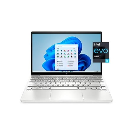 HP Envy 13 Laptop 2022 13.3" FHD 1920 x 1080 Display Intel Core i5-1135G7, 4-core, Intel Iris Xe Graphics, 8GB DDR4, 512GB SSD, Backlit Keyboard, Thunderbolt 4, Fingerprint, Wi-Fi 6, Windows 11 Home