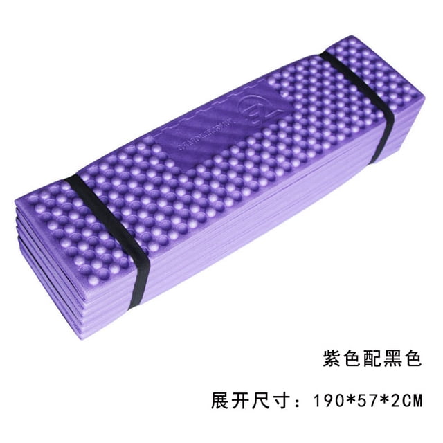 Alician Outdoor Sleeping Pad Foldable Moisture-proof Thick Single Mat for Camping