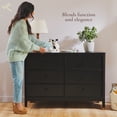 thumbnail image 5 of Little Seeds Aster 6-Drawer Dresser , Black, 5 of 13