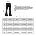 thumbnail image 4 of Men's 70s Bell Bottom Vintage Denim Pants Retro Flared Jeans 60s Style, 4 of 8