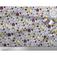 thumbnail image 2 of Soimoi Poly Georgette Fabric Bottle & Wine Glass Bar Printed Fabric 1 Yard 42 Inch Wide, 2 of 5