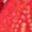 Red, variant on Black 2pc Rhinestone Lace and Net Crop Top with - Heart Keyhole Mini Skirt - Os