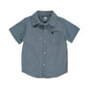 "Carters Baby Clothing Outfit Boys ""Crabbie"" Chambray Denim Button-Down Light Blue"
