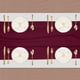 thumbnail image 3 of 2 Piezas de Caminos de Mesa de Chiffon Rojo Oscuro 27.5" x 118" Camino de Mesa Ligero y Elegante Camino de Mesa Romántico y Transparente, 3 of 7