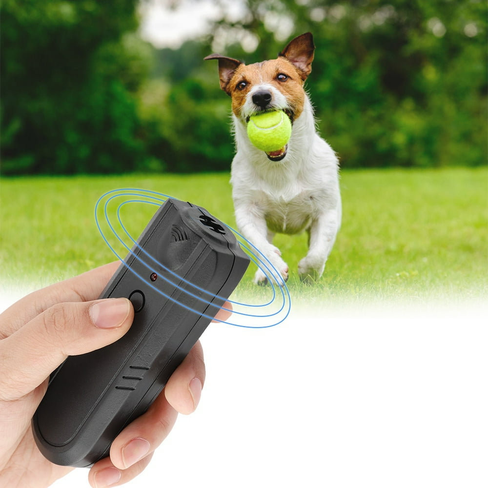 LYUMO Portable Ultrasonic Pet Dog Repeller Anti Barking Control