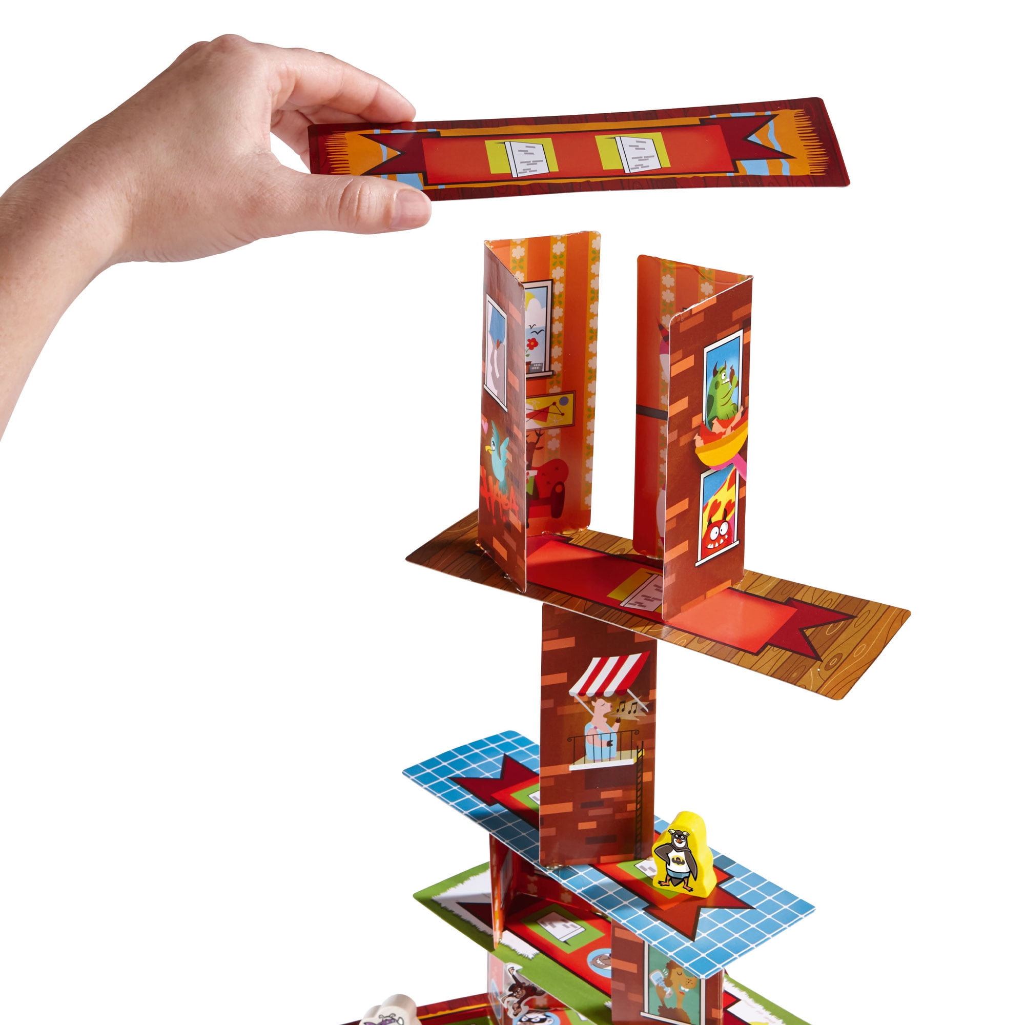 HABA Rhino Hero A Heroic Stacking Card Game for Ages 5 and Up - Triple  Award Winner