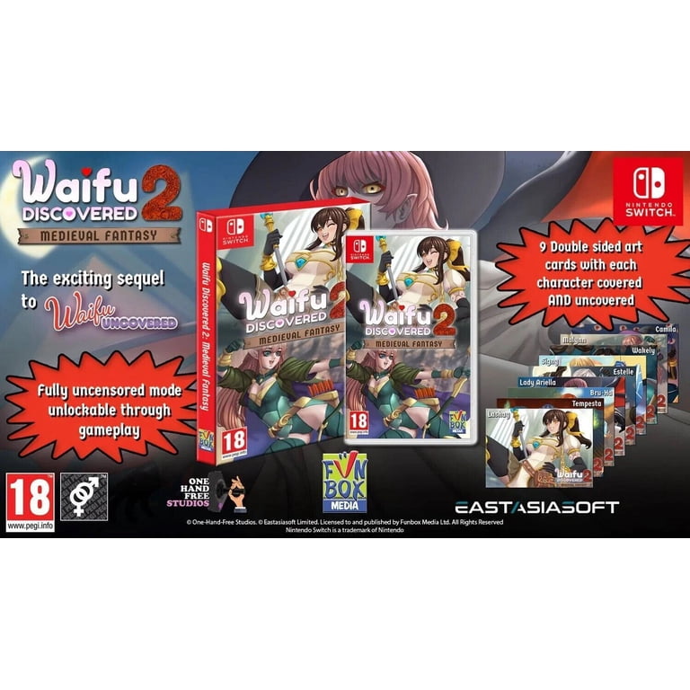 Waifu Discovered 2: Medieval Fantasy Nintendo Switch - Bonus Art