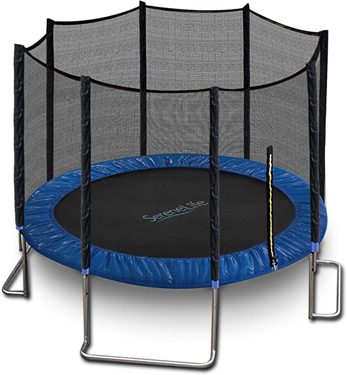SereneLife Backyard Sports Trampoline Large Jumping Fun Trampoline for Kids/Children, 12ft. - Walmart.com