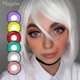 thumbnail image 3 of Lentes de contacto de Color para Halloween, lentillas de Cosplay de Anime, rojo, amarillo y gris, lentillas de colores para ojos anuales, 1 par, 3 of 4
