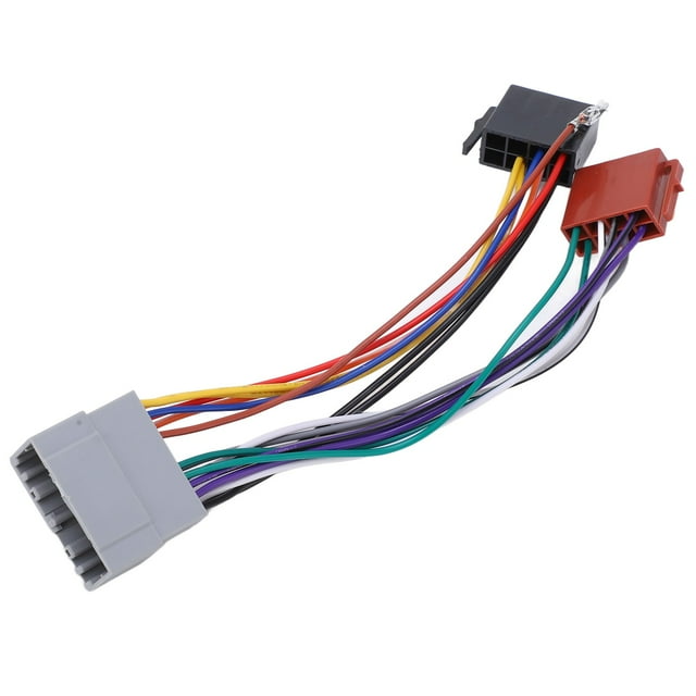 Conector De Cable Estéreo, Adaptador De Arnés De Radio Resistente Al Calor, Plástico ABS Moldeado, Fácil Instalación Para Reemplazo De Conexión De Audio De Automóvil Para