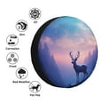thumbnail image 4 of Fotbe Night Sky Elk Funda de Llanta de Repuesto con Estampado, Engrosada, Ajuste Universal para Jeep, Remolque, RV, SUV, Camión-17 inch, 4 of 6