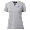 thumbnail image 2 of Women's Cutter & Buck Heather Gray Embry-Riddle Eagles Forge Blade V-Neck Top, 2 of 3