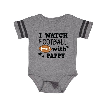 

Inktastic I Watch Football with My Pappy Gift Baby Boy Bodysuit