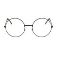 thumbnail image 2 of Adults Metal Frame Glasses With Clear Fashion Unisex Classic Metal Frame Mirror Rounded Glasses, 2 of 2