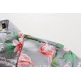 thumbnail image 4 of SSLR Hawaiian Shirt for Women Flamingo Short Sleeve Casual Button Down Shirts Beach Aloha Tops, 4 of 8