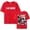 Red, variant on Playbois Merch Shirt Rapper Cartis Tshirt I Am Music Album Fashion Graphic Print Short Sleeve for Fans