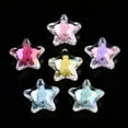 thumbnail image 2 of Transparent Acrylic Beads Bead in Bead AB color Plated Star Mixed color 19x20x11mm Hole: 3mm Acrylic, 2 of 3