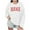 White, variant on VBTAPA Mama Sweatshirt for Women Mom Life Mama Mommy Mom Letter Print Long Sleeve Crewneck Pullover Tops Loose Casual Sweatshirts Black XL
