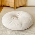 thumbnail image 6 of Floleo Corduroy Floor Cushion, Soft Round Pouf Ottoman, Comfortable Non-Slip Seat Pad for Living Room, Bedroom, Yoga, Meditation, Floor Sitting & Kids Room Decor, 6 of 7