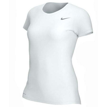 Nike Women's Shortsleeve Legend T-Shirt nkCU7599 100 Medium White/Grey