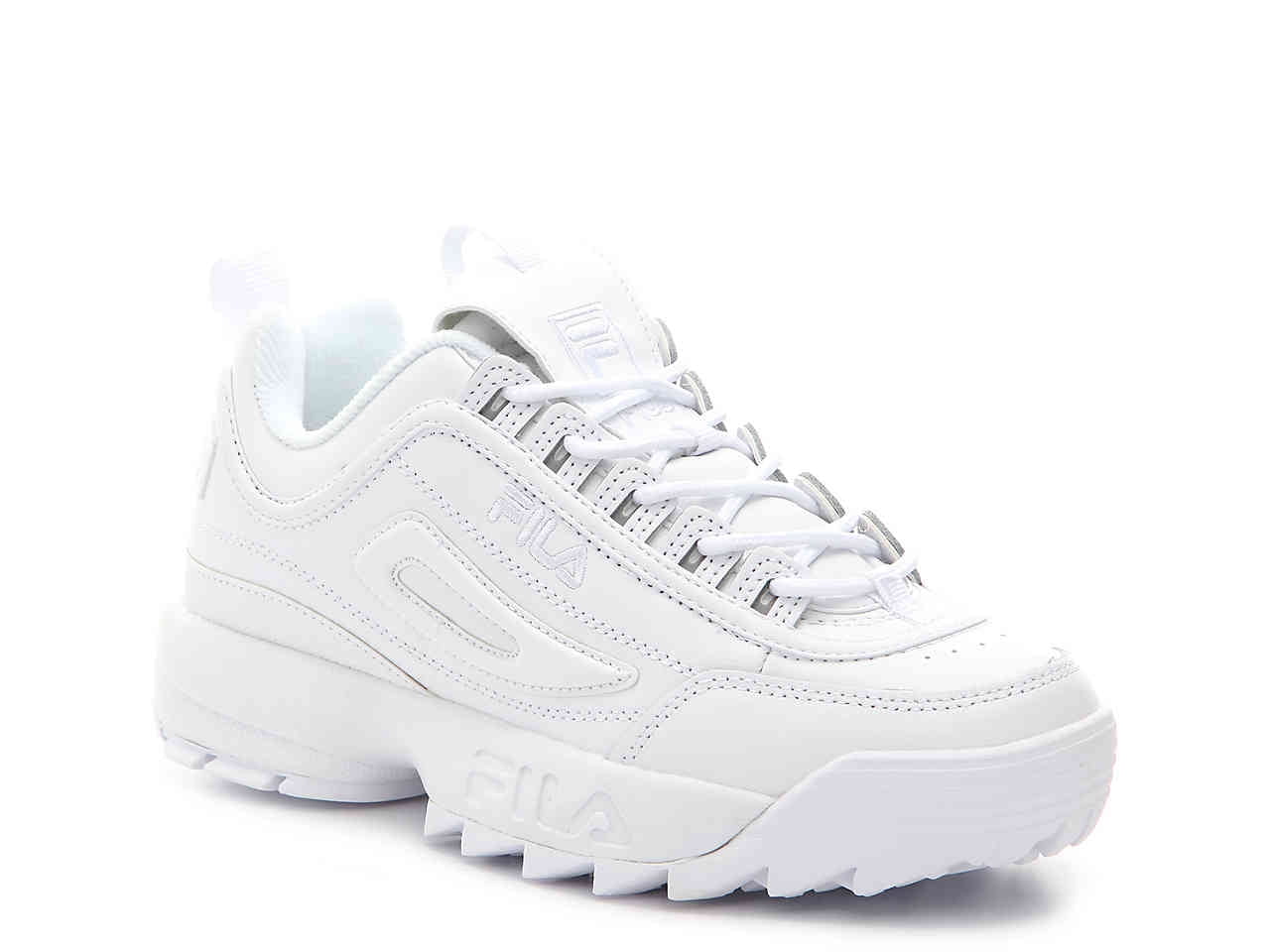 fila shoes womens all white