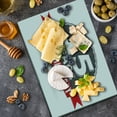 thumbnail image 5 of 15th Birthday Cutting Board, 15 Years Emblem and Celebration in Vintage Style Design, Decorative Tempered Glass Cutting and Serving Board, Large Size, Red Grey and White, by Ambesonne, 5 of 5