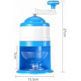 thumbnail image 2 of Hand Crank Ice Crusher，Ice Crusher Shaver for Making Drinks-for Fast Coarse, Shaved or Fine Chips Snow Cones or Slushies Mini Portable Ice Machine Ice, 2 of 5
