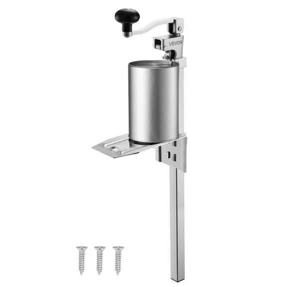 VEVOR Commercial Can Opener, Heavy-Duty Manual Tabletop Cans Opener for Cans Up to 15.75 in Height,Height-Adjustable Professional Can Openers Fixed with Screws, for Restaurant, Hotel, and Food Store