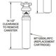 thumbnail image 2 of Mountain Plumbing Mt1250Xl/Rfc Filtro De Repuesto De Carbón Puro Mountain, 2 of 2