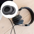 thumbnail image 3 of maskred Coussinets d'Oreille Ronds Style Simple Noir Manche en Maille Fine Remplacement pour Technics RP-DH1200 1Ensemble, 3 of 6