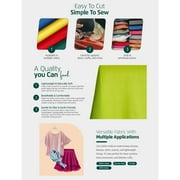 FWD Cotton Voile Lightweight Hypoallergenic Natural Sheer 58 Machine Washable Fabric By The Yard For Sewing, Crafts, Quilting, Decor (Pink, 1 Yard)