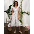 thumbnail image 3 of Simply Shabby Chic Women’s Ruffle Floral Midi Dress, Sizes S-XXXL, 3 of 6