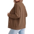 thumbnail image 5 of Fantaslook Knit Cardigan for Women Long Sleeve Open Front Sweaters Button Down Tops Casual Trendy Fall Outfits, 5 of 10