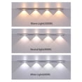 thumbnail image 4 of Yuarrent Luz Nocturna autoadhesiva LED recargable alimentado por batería Sensor de movimiento Control de botón gran angular lámpara de Conjuntos de muebles de dormitorio, 4 of 6