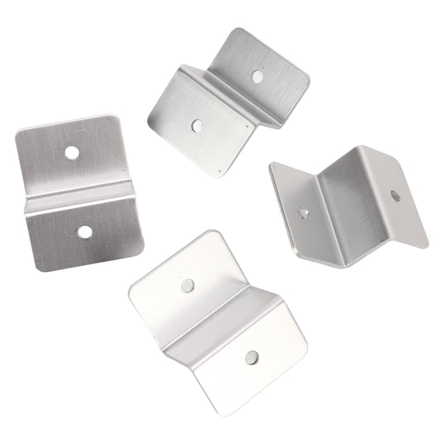 Solar Mounting Bracket, 4 Sets Standard Design Solar Panel Z Bracket Aluminium Alloy Durable For Ship ANGGREK Otros