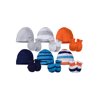 Onesies Brand Baby Boy Caps and Mittens Accessories Set, 12-Pack
