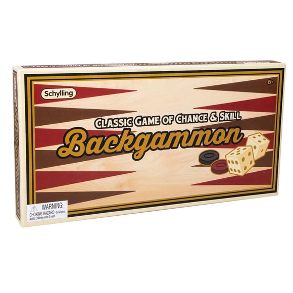 Set clásico doble de backgammon Schylling