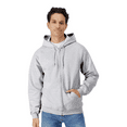 thumbnail image 2 of Gildan Softstyle Full-Zip Hoodie, Ring-Spun Cotton Midweight Fleece Sweatshirt, Sport Grey, S, 2 of 5